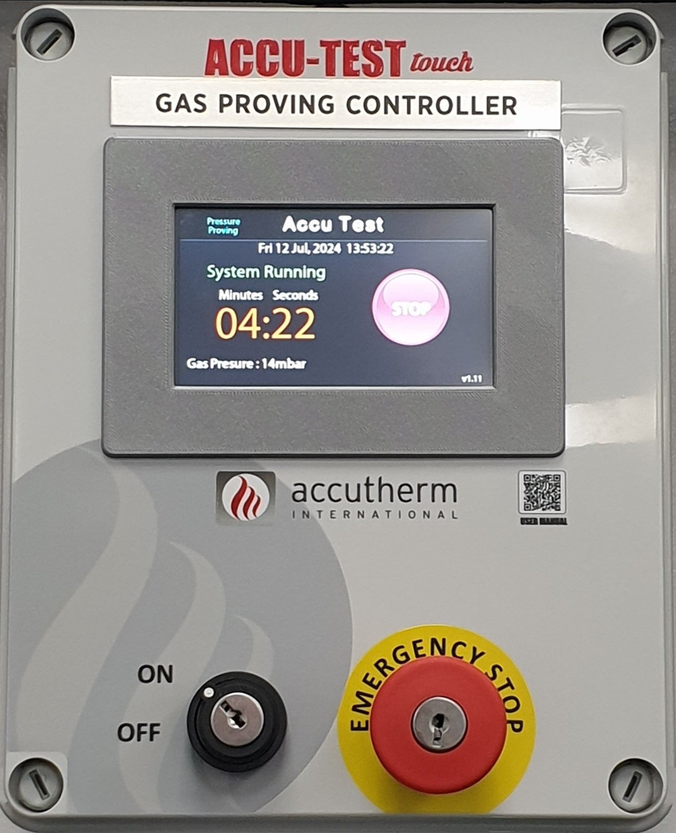 Accu-Test Touch Gas Proving Controller