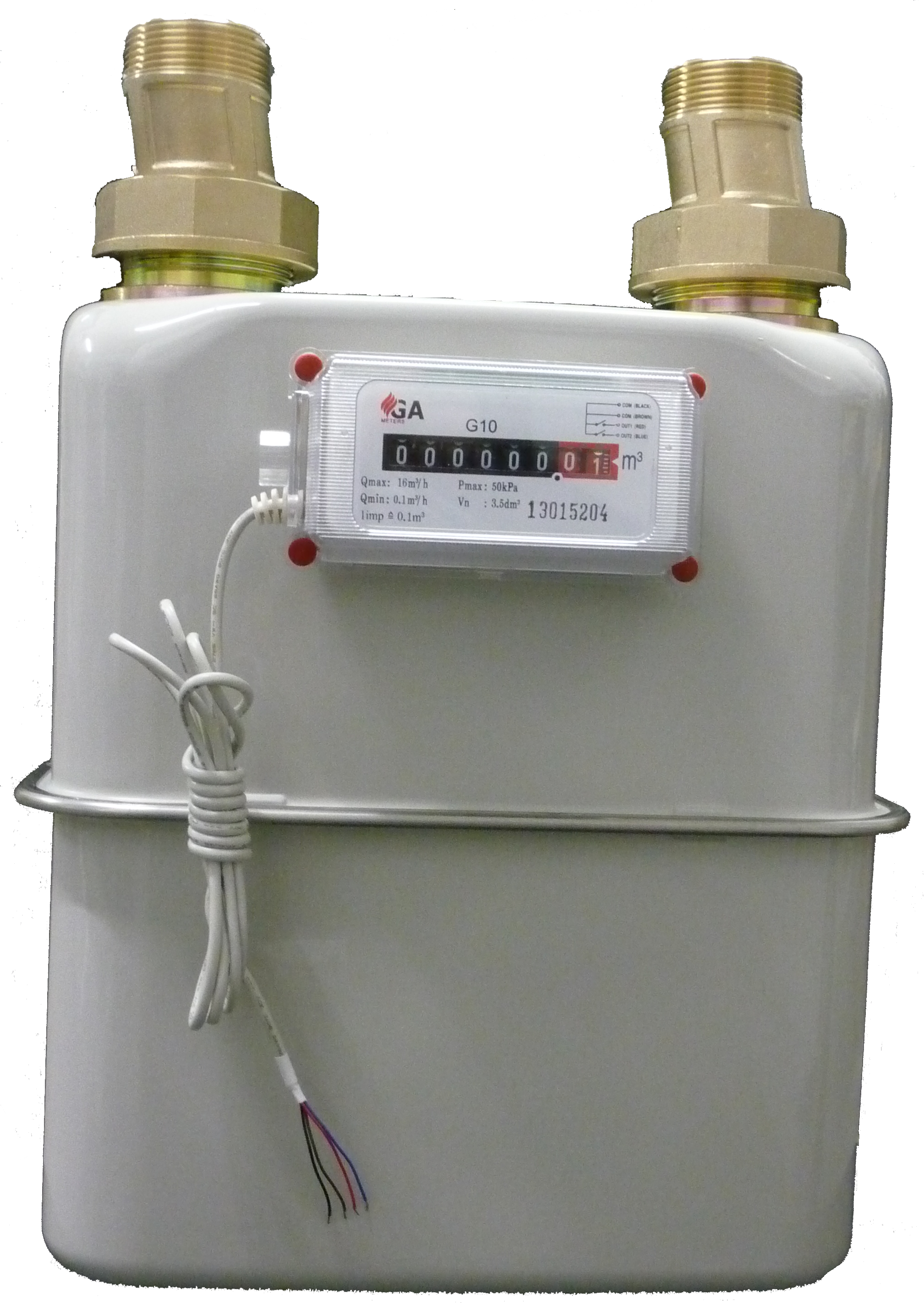 G10 Meter Gas Steel Body with Pulse and N&T