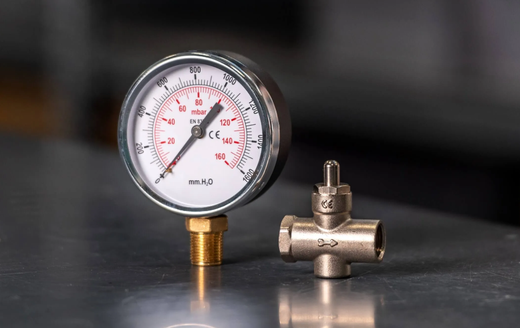 P/Gauge 0-40mbar 1/4in Bottom Entry 63mm