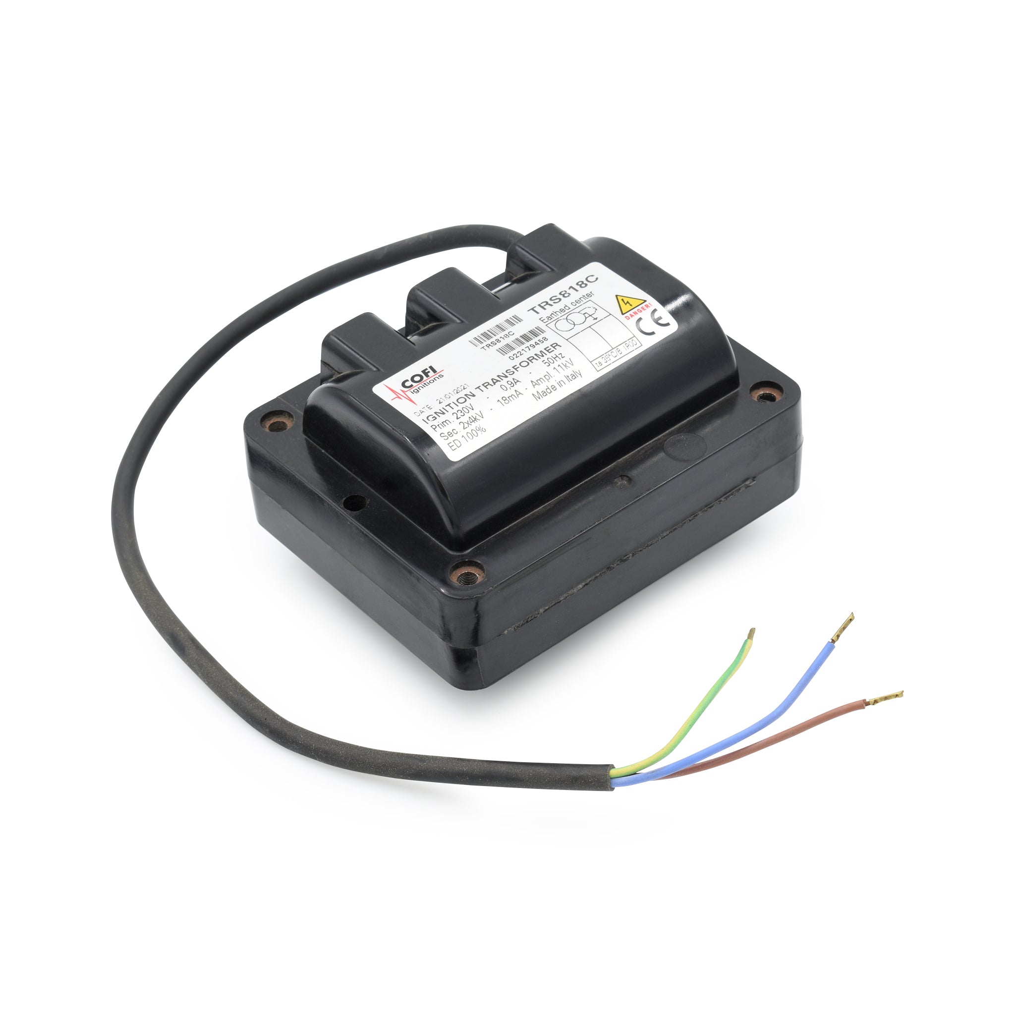 Cofi Ignition Transformer TRS818C: 240V, 2x4KV
