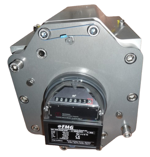 Meter 100mm Rotary Gas Qmax 400mÂ³/h A150