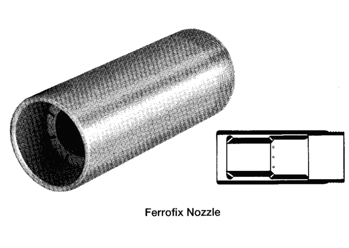20F-1, 5 inch NPT Ferrofix Nozzle