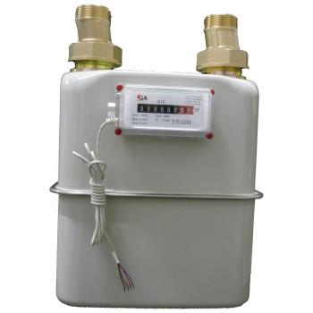 GA Meters G10 Meter Gas Steel Body with Pulse and N&T Meter Gas Meters