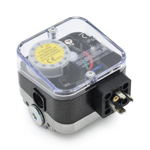Shineui Gas Pressure Switch  5 - 50 mbar IP65 Pressure Switch