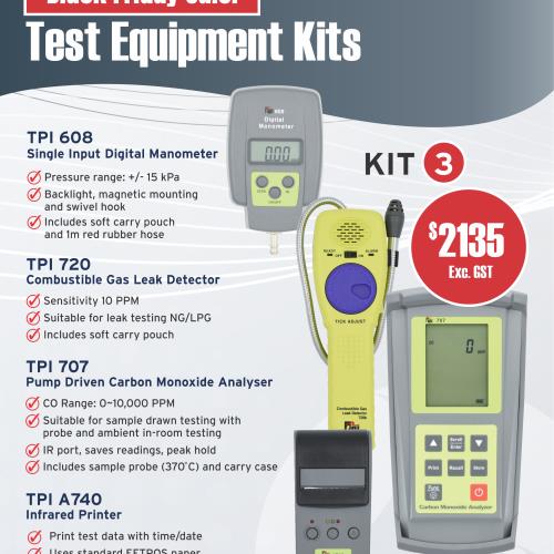 TPI Black FridaySpecial Test Equipment Kits - Kit 3 Analyser